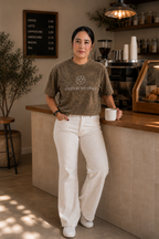Saved by His Grace Tee – Acid Wash Café